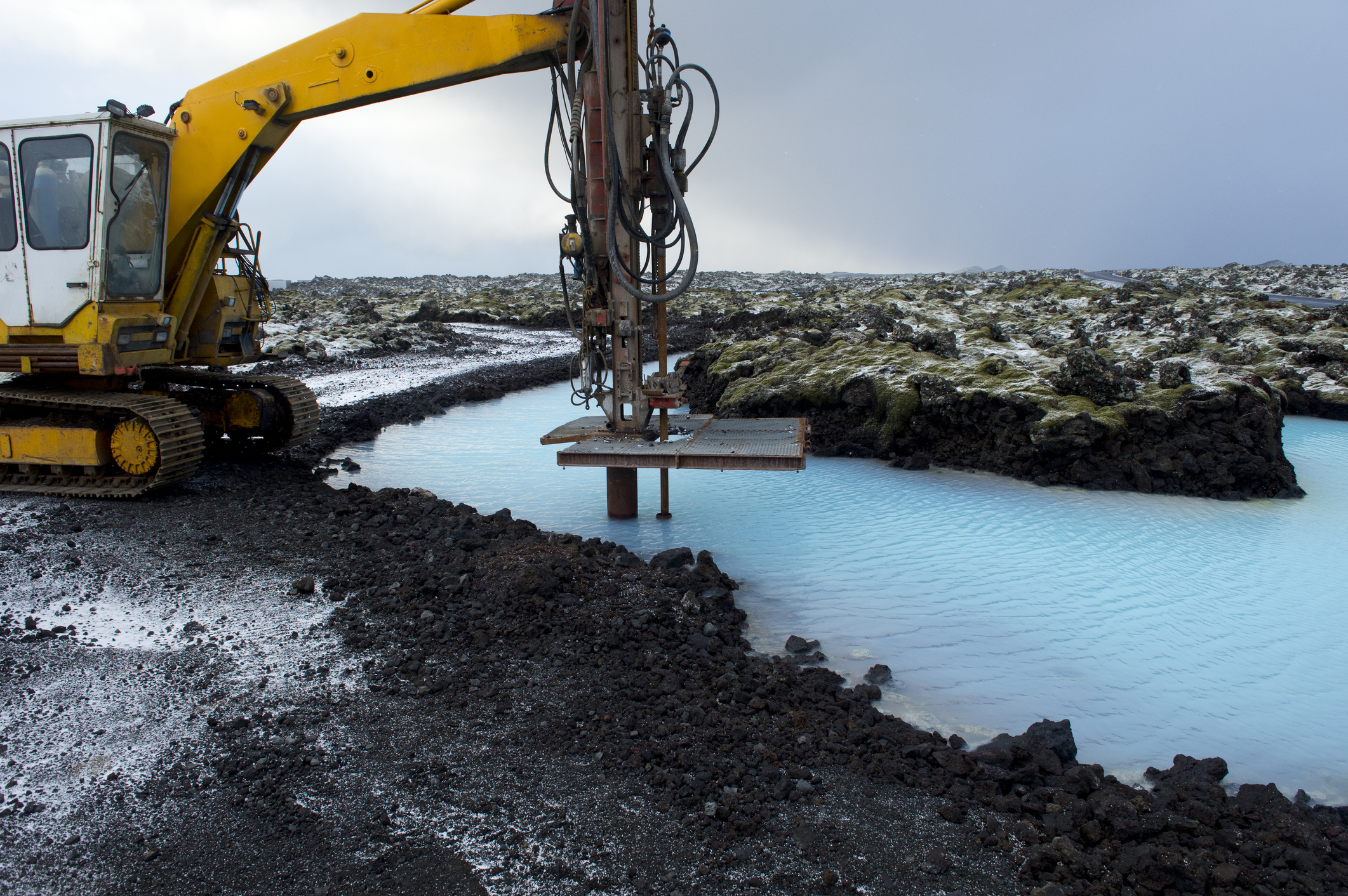 Drilling for oil and natural gas in the Arctic is a trend that will only increase as global warming makes the region more accessible to energy exploration. Photograph by Pete Saloutos/Getty Images