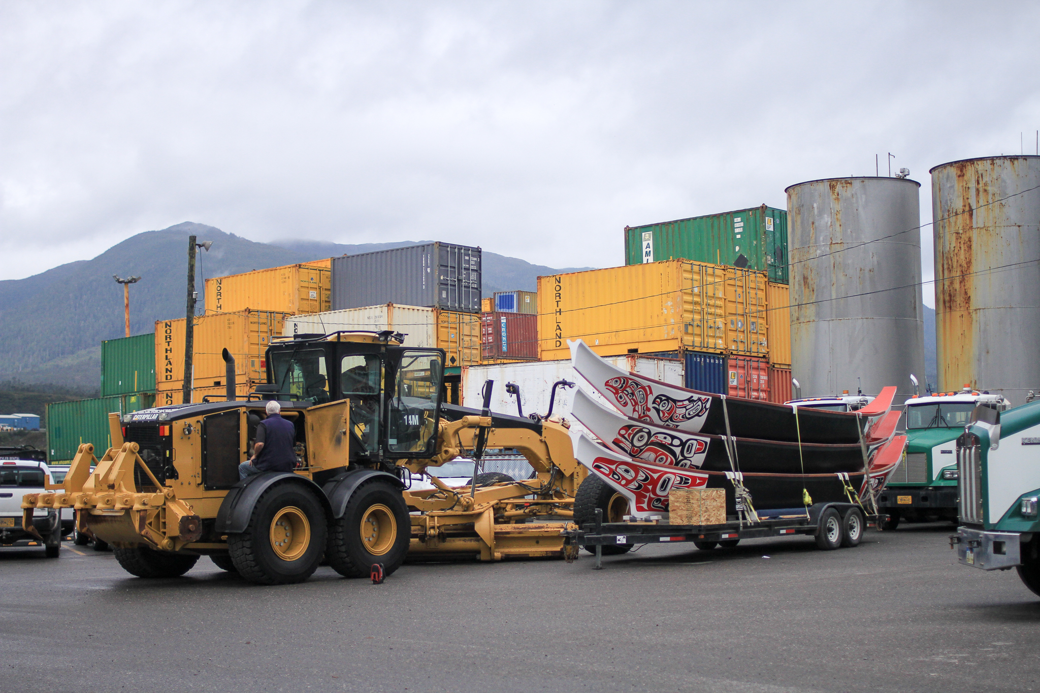 Shipyards in Ketchikan, Alaska, inadvertently showcase some of the region’s vibrant indigenous culture.