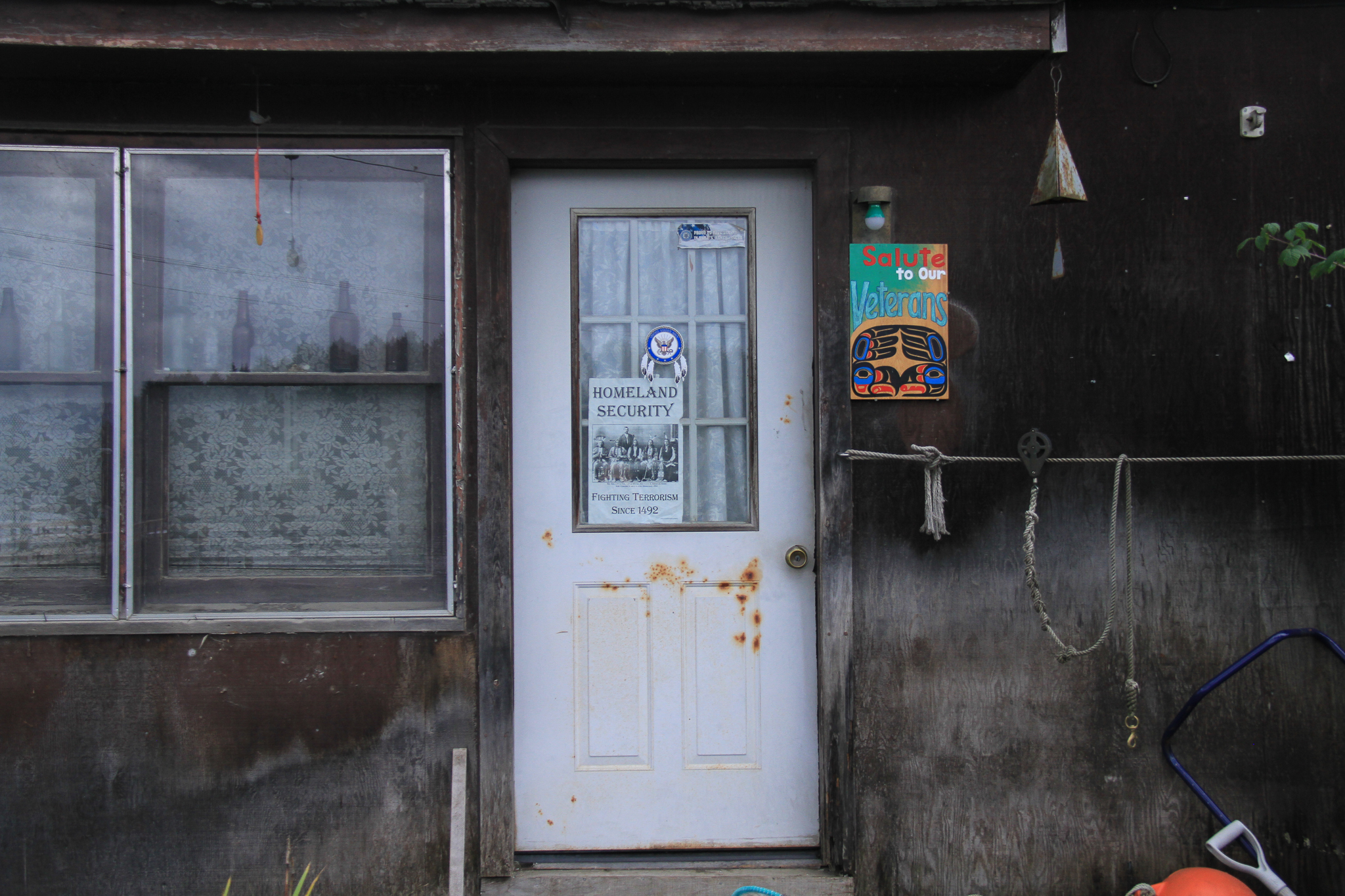 A residence in Hoonah, an Alaska Native village in the state’s Alexander Archipelago.