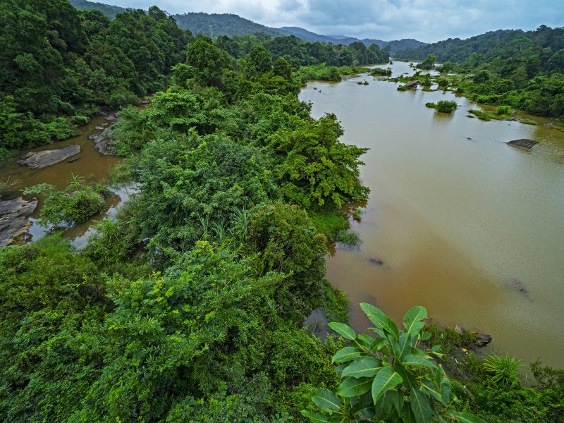 The Sharavati River flows through the southern Indian state of Karnataka. Photograph by Dhritiman Mukherjee