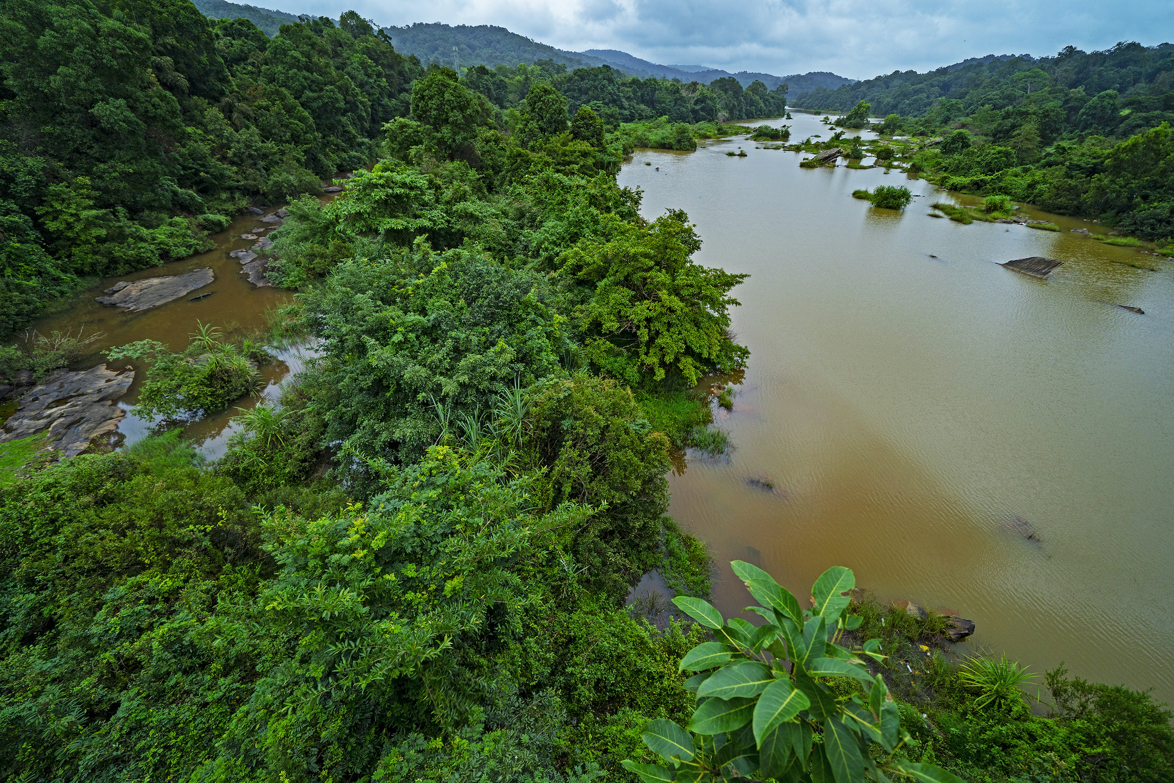 The Sharavati River flows through the southern Indian state of Karnataka. Photograph by Dhritiman Mukherjee