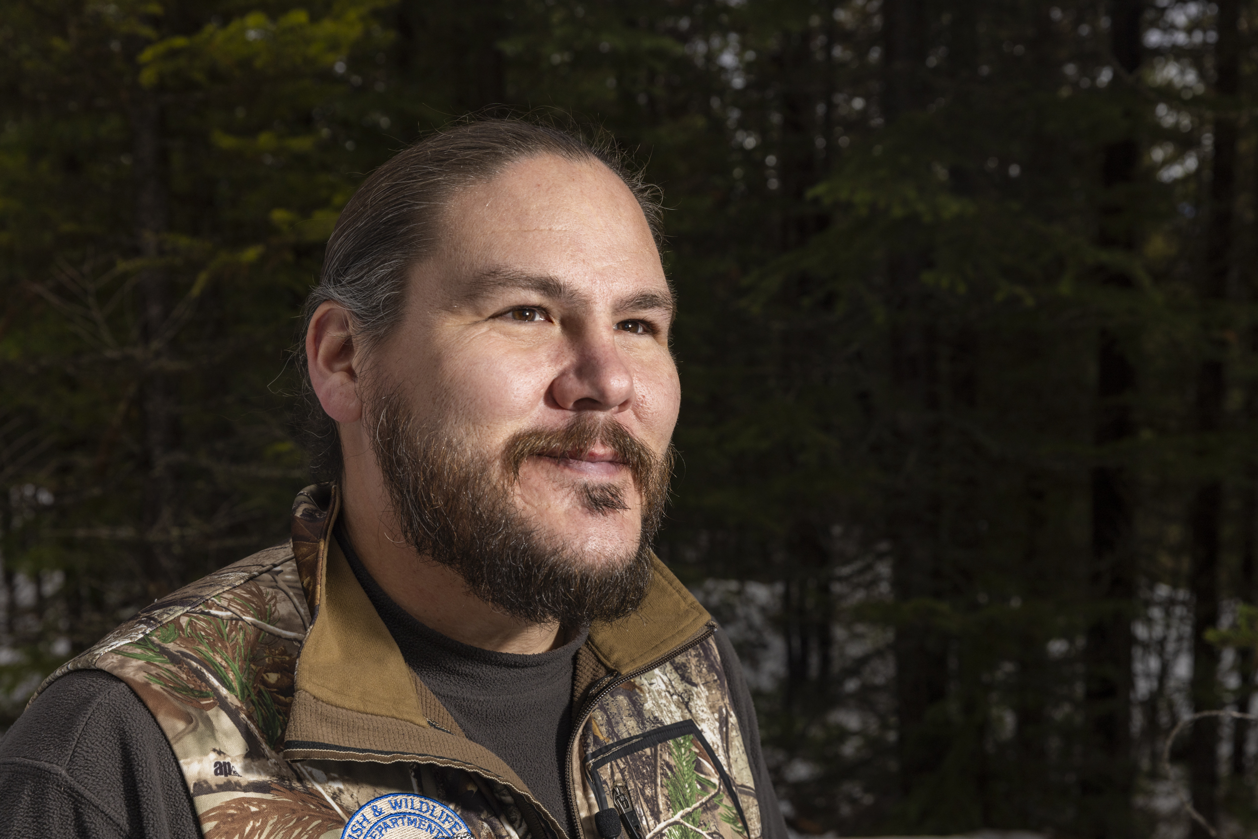 Wildlife manager Richard Whitney oversees all of the Colville Tribes' efforts to restore wildlife to their lands.