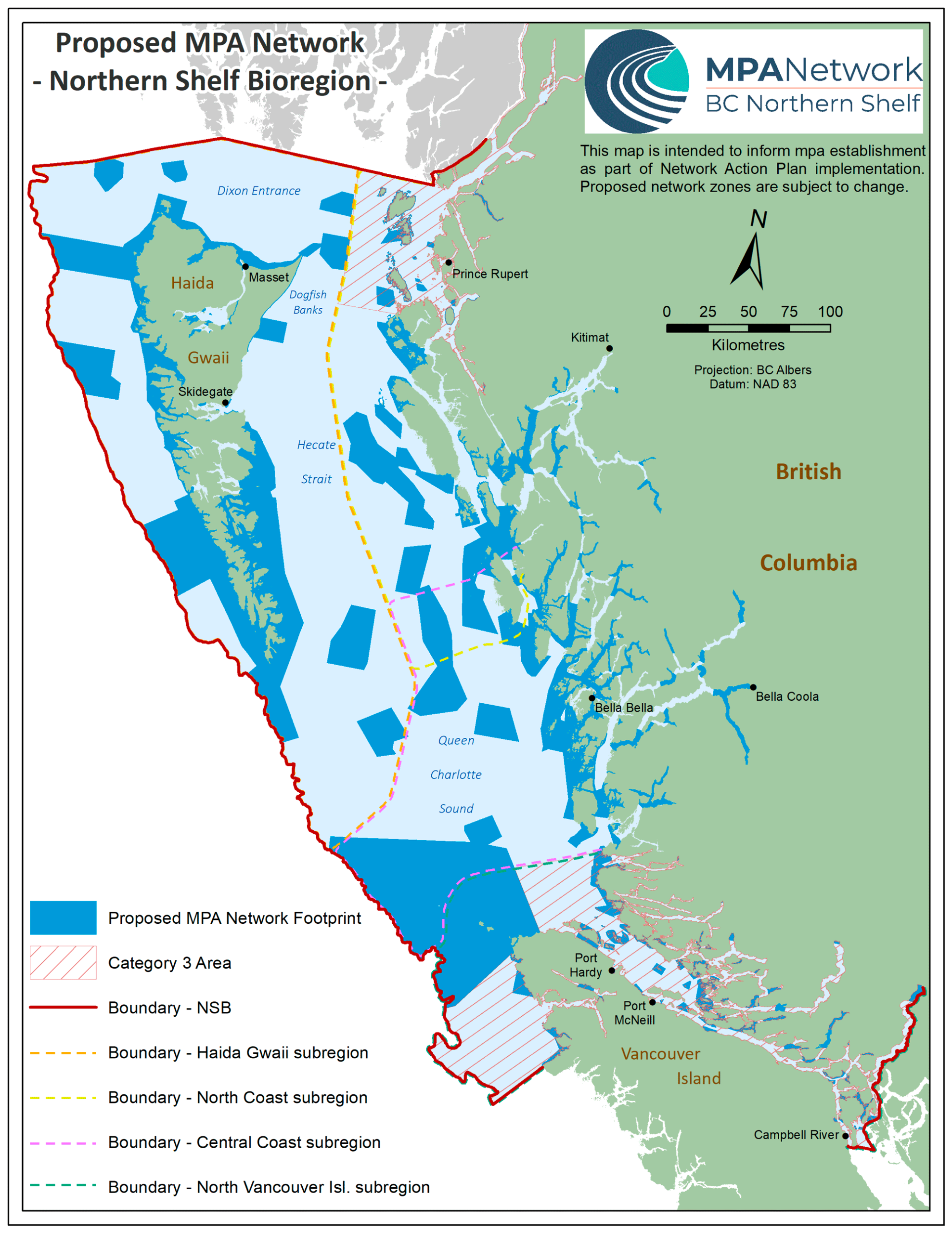 Map of Great Bear Sea