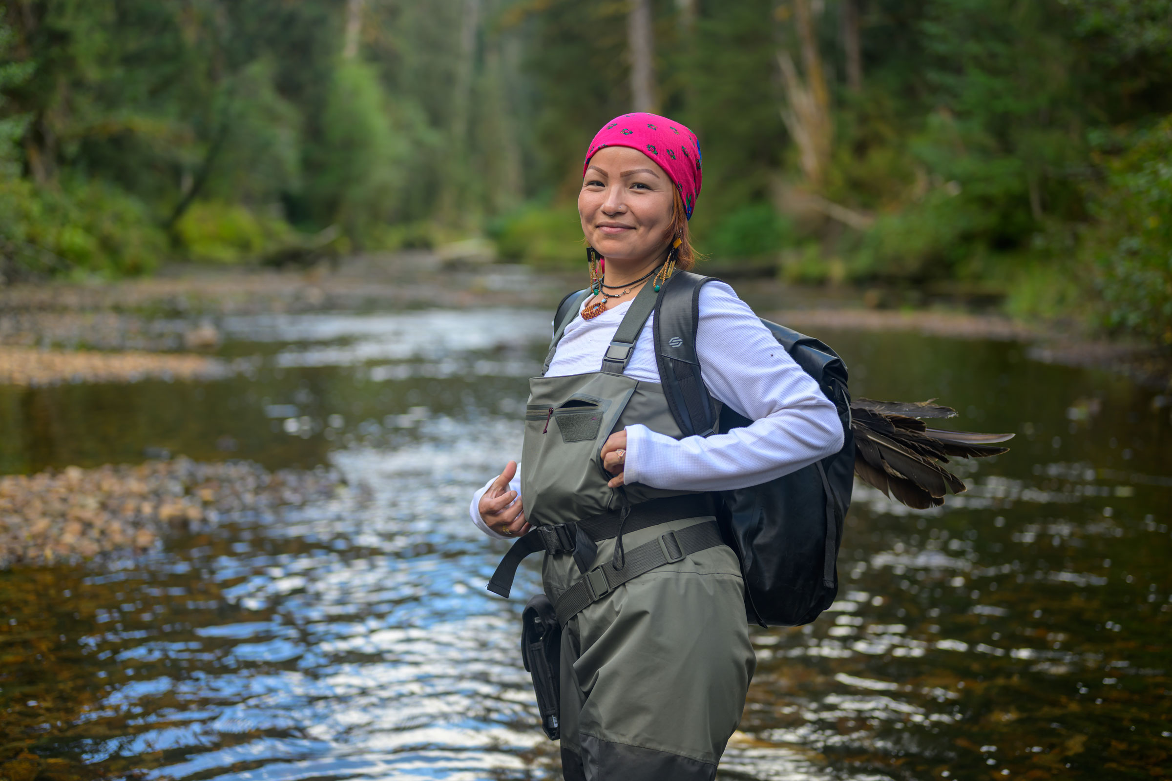 Santana Edgar, the Kitasoo Xai’xais community marine planning coordinator