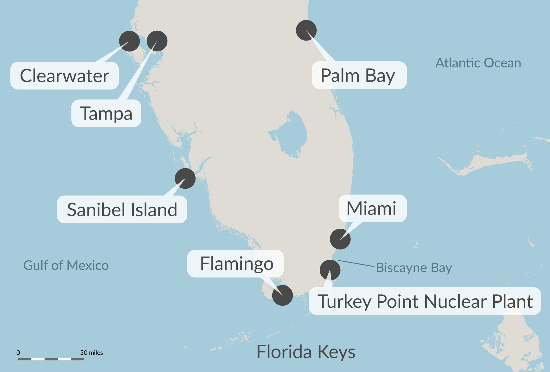 map of Southern Florida