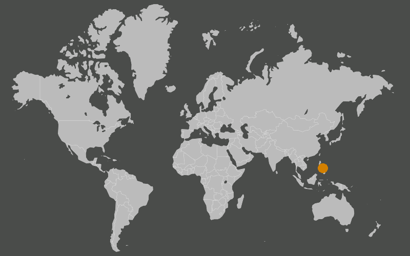 map indicating Luzon, Philippines