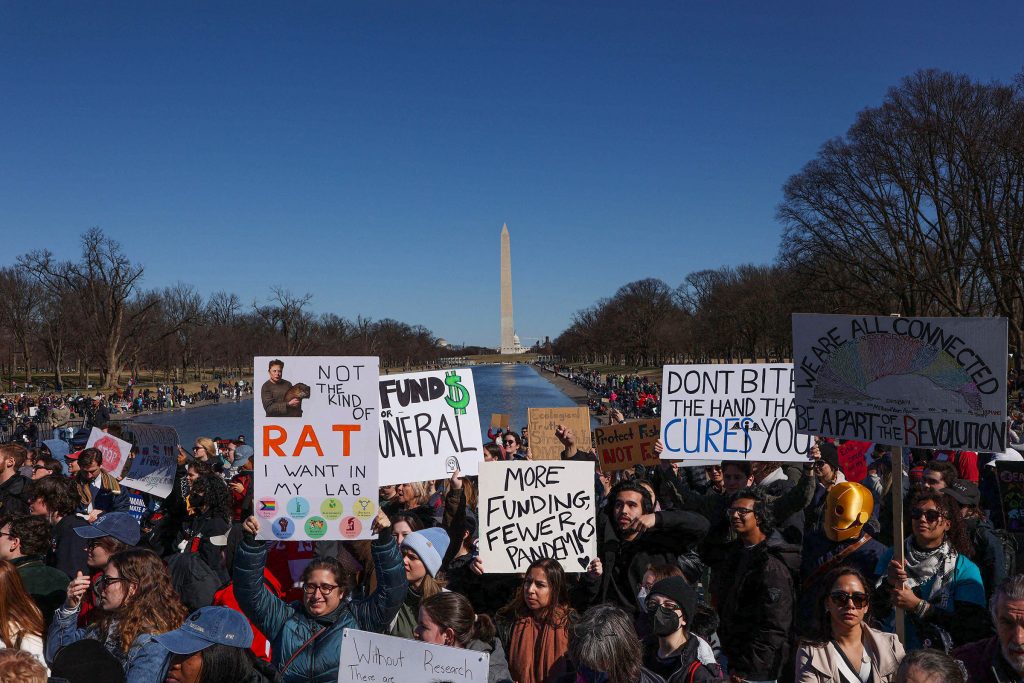 Stand Up for Science rally in Washington DC