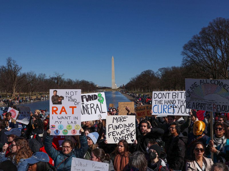 Stand Up for Science rally in Washington DC