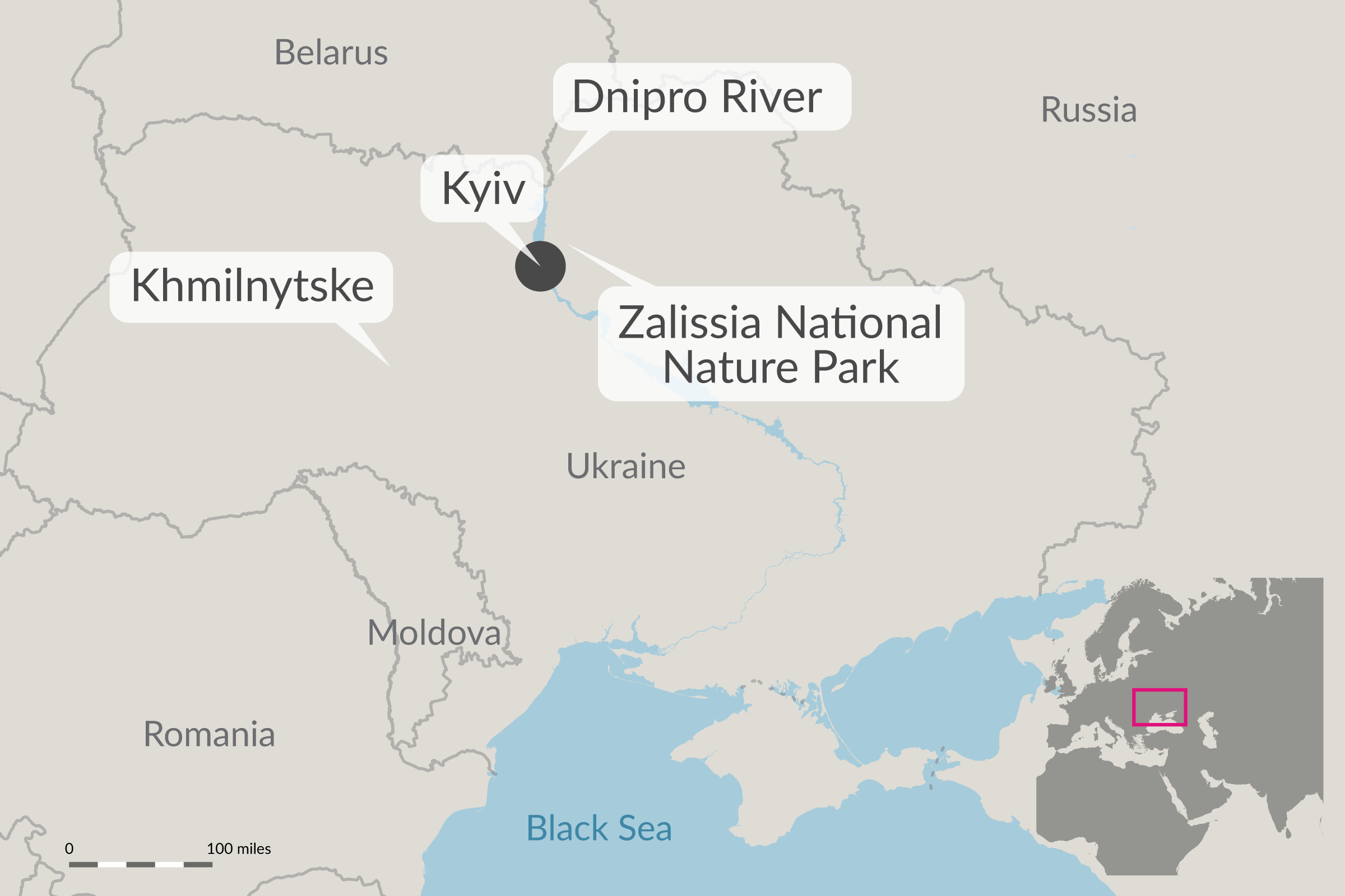 map of Ukraine