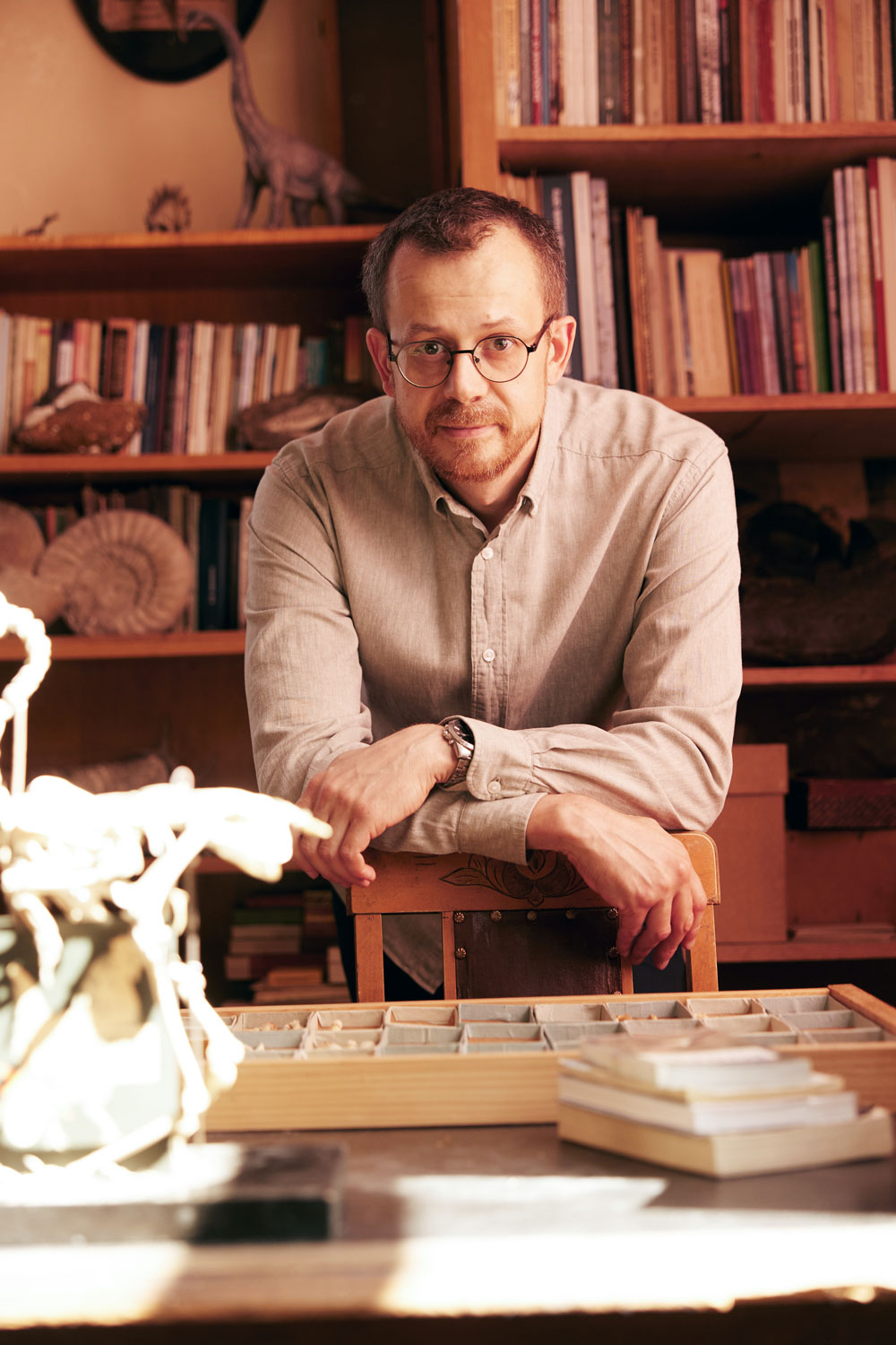Leonid Gorobets, of the National Museum of Natural History in Kyiv, Ukraine