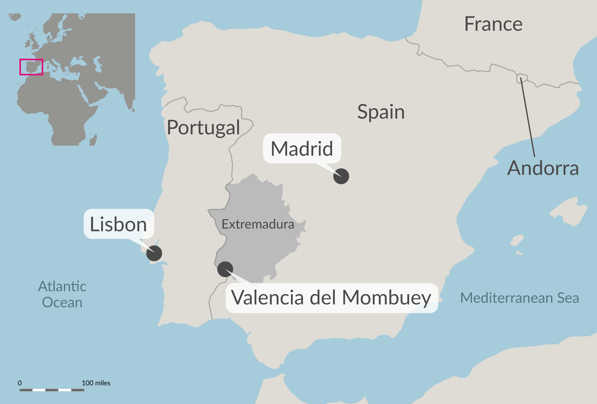 map of spain
