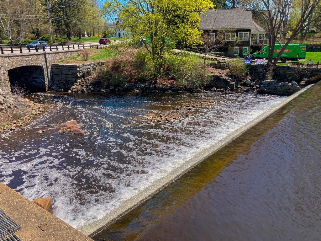 dam on the Oyster Rive, New Hampshire
