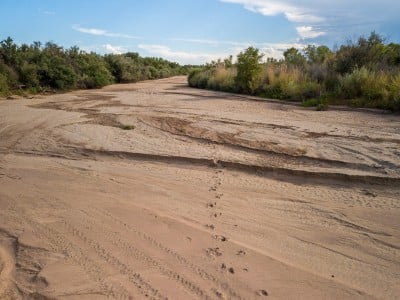 dry river bed