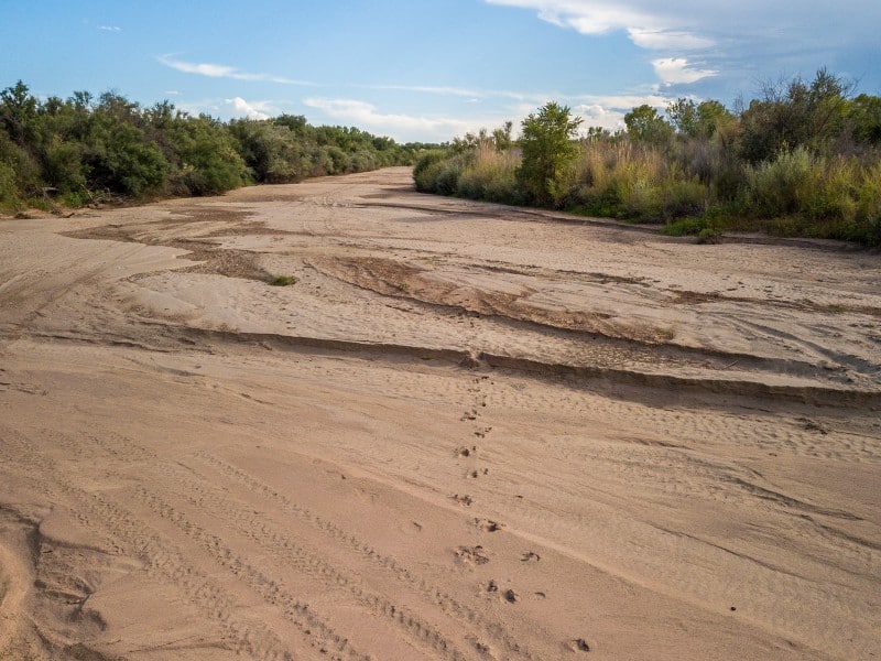 dry river bed